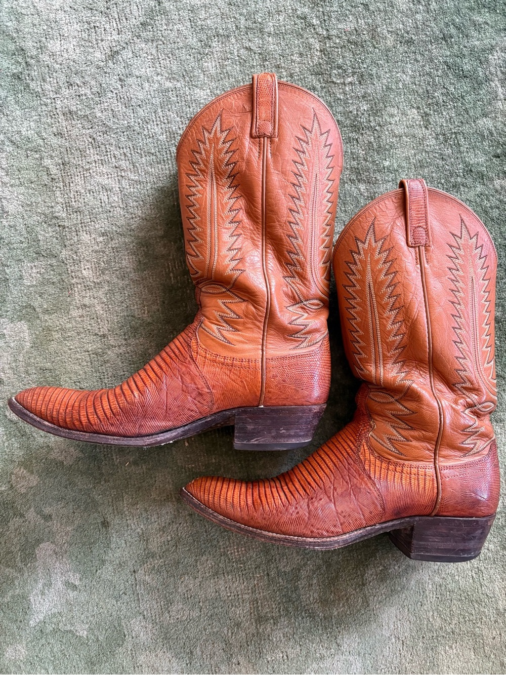 Dan Post Exotic Skin Cowboy Boots size 9
